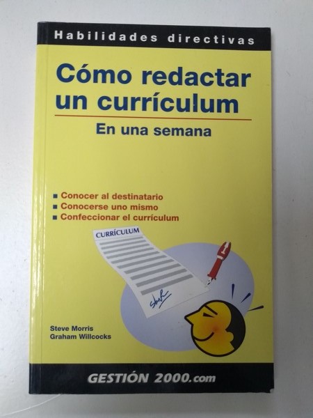 Como redactar un curriculum en una semana