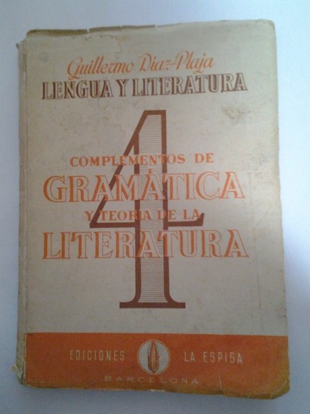 Complementos de gramatica y teoria de la literatura