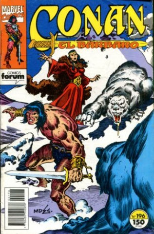 CONAN EL BARBARO. Nº 196: UN SALVAJE REGRESO A CASA.