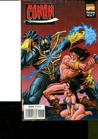 CONAN EL BARBARO. Nº 7:HOMBRE DE HIERRO.