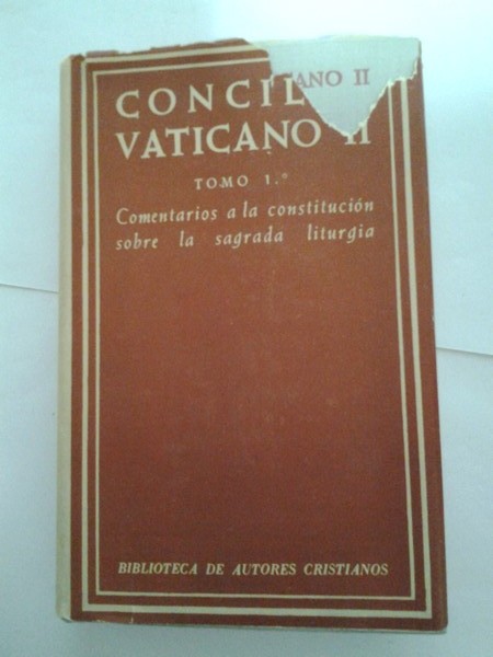 Concilio Vaticano, II. Tomo 1