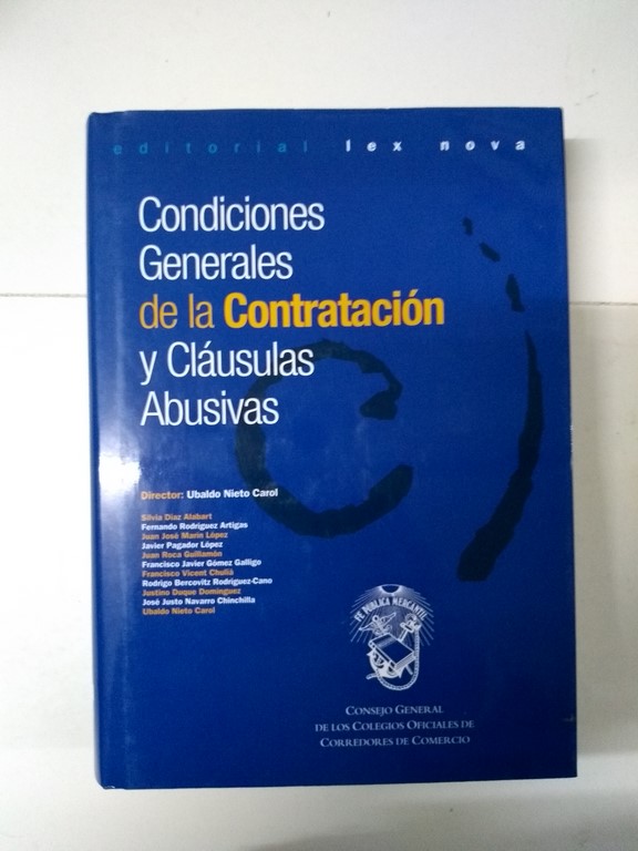 Condiciones Generales de la Contratación y Cláusulas Abusivas