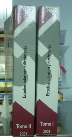 CONSEJO GENERAL DEL PODER JUDICIAL: ESTUDIOS, INFORMES Y DICTAMENES (2001).
