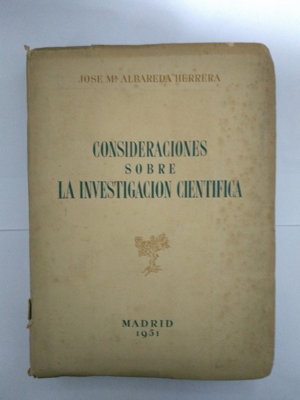 Consideraciones sobre la investigación cientifica