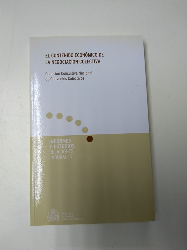 Contenido economico de la negociacion colectiva