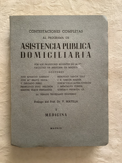 Contestaciones completas al programa de Asistencia Publica Domiciliaria