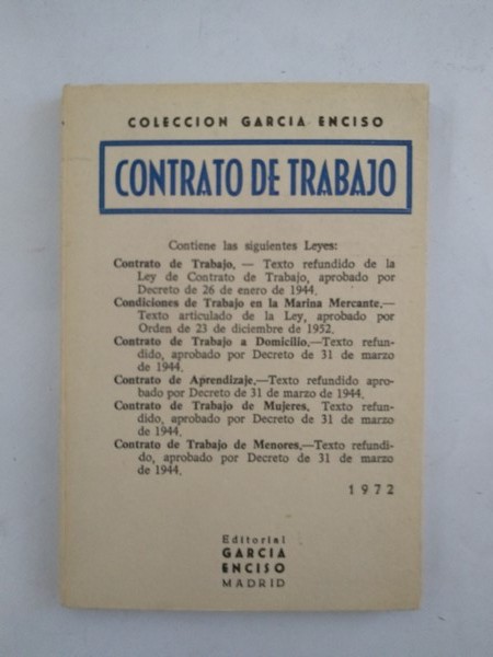 Contrato de trabajo