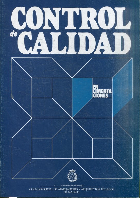 CONTROL DE CALIDAD EN LA EDIFICACION.