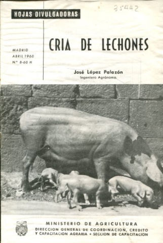 CRIA DE LECHONES.