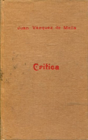CRITICA. (2 VOLUMENES).