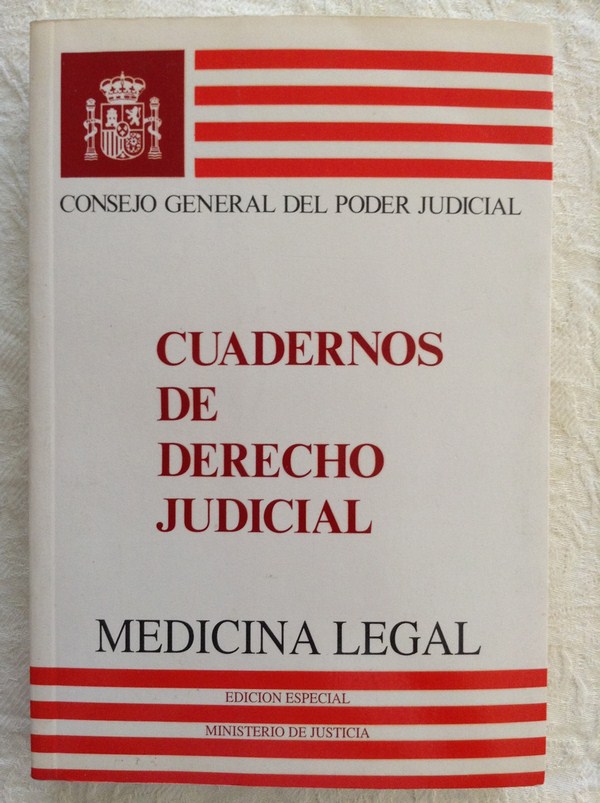Cuadernos de derecho judicial. Medicina legal