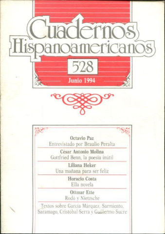 CUADERNOS HISPANOAMERICANOS.  528.