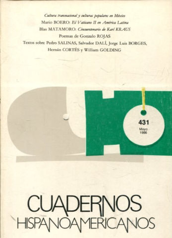 CUADERNOS HISPANOAMERICANOS  431.