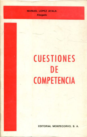 CUESTIONES DE COMPETENCIA.