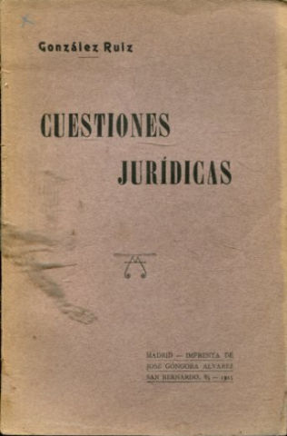 CUESTIONES JURIDICAS.