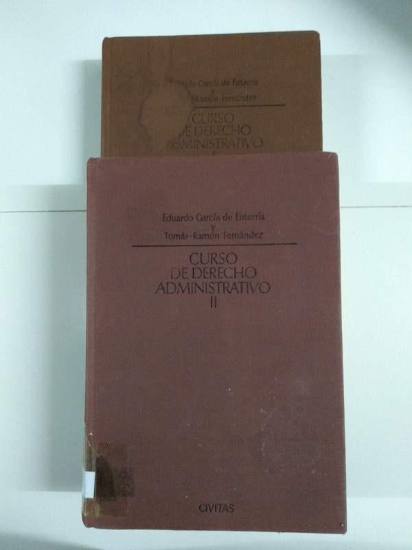 Curso de Derecho Administrativo, 2 tomos