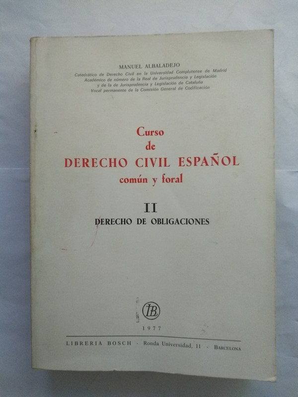 Curso de derecho civil español, Comun y foral. II