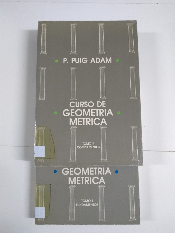 Curso de geometría métrica, 2 tomos