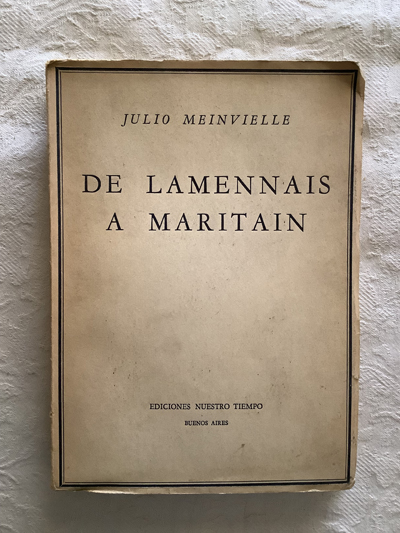 De Lamennais a Maritain