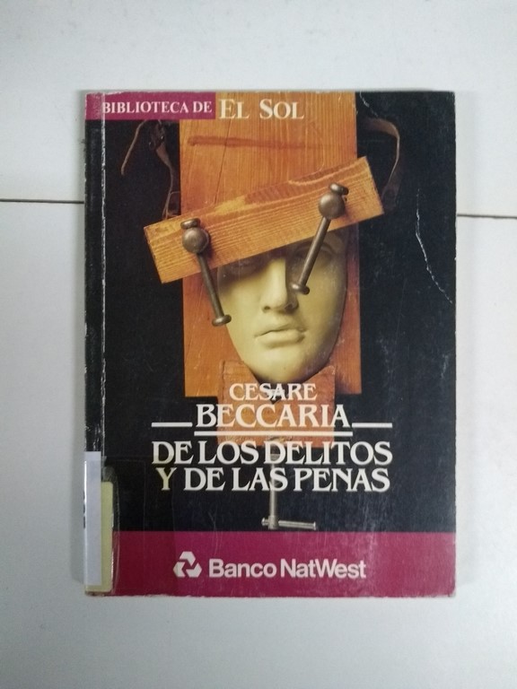 De los delitos y de las penas