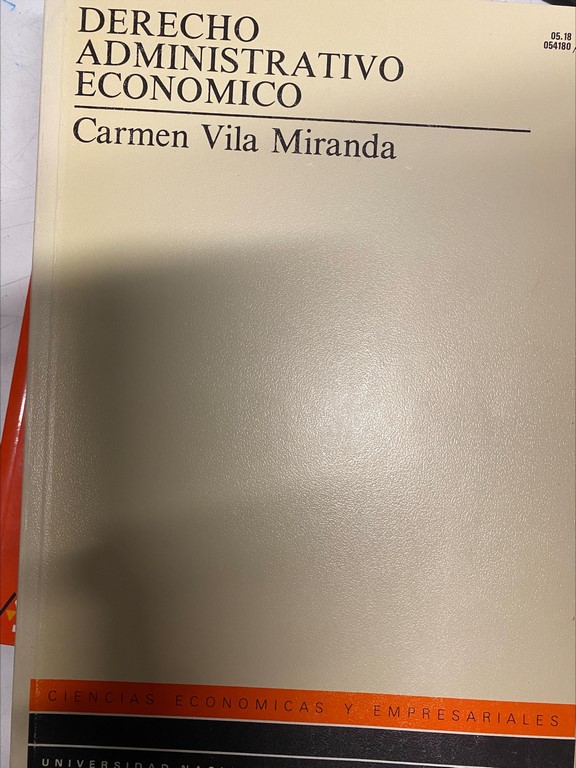 DERECHO ADMINISTRATIVO ECONOMICO.