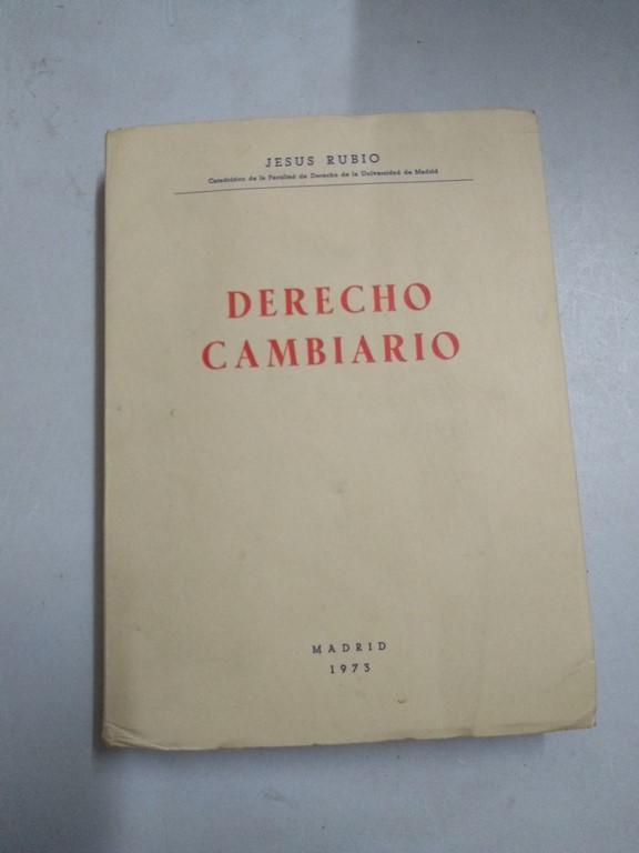 Derecho cambiario