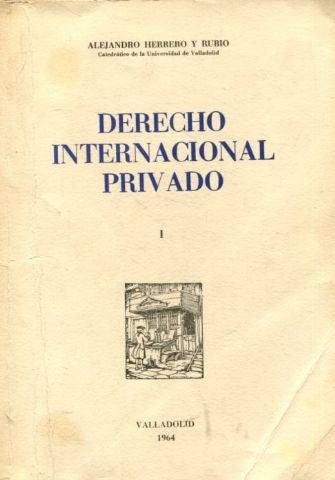 DERECHO INTERNACIONAL PRIVADO I.
