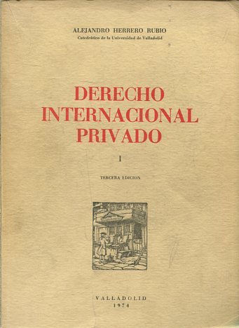 DERECHO INTERNACIONAL PRIVADO I.