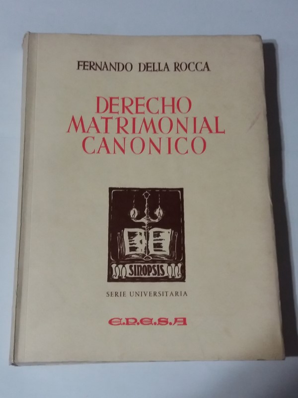 Derecho Matrimonial Canonico