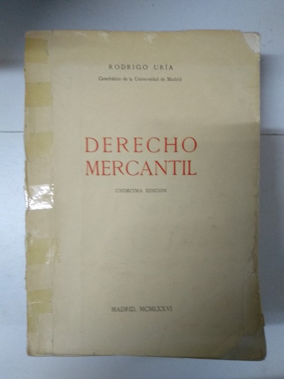 Derecho Mercantil