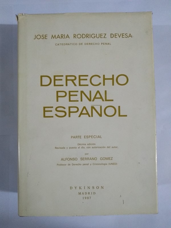 Derecho Penal Español