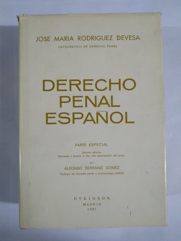 Derecho Penal Español