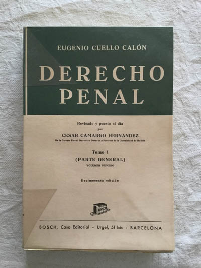 Derecho penal (Tomo 1)