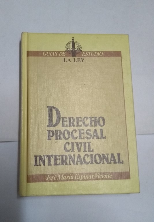 Derecho Procesal Civil Internacional