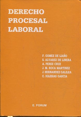 DERECHO PROCESAL LABORAL.
