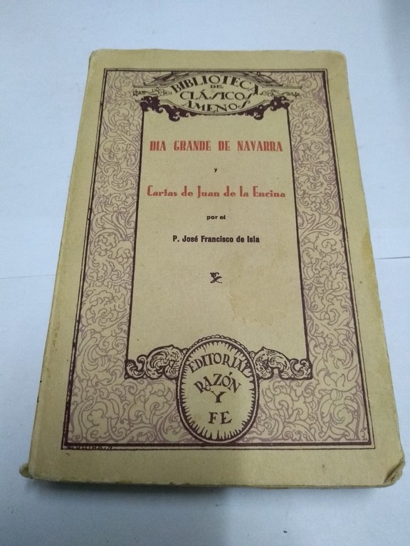 Día grande de Navarra. Cartas de Juan de la Encina