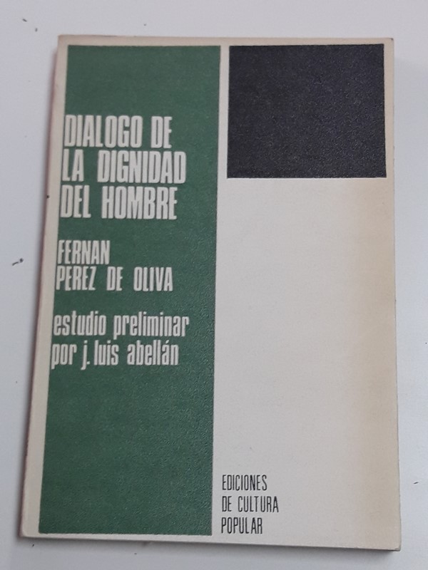 Diálogo de la DIGNIDAD DEL HOMBRE