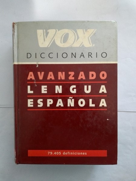 Diccionario avanzado, lengua española