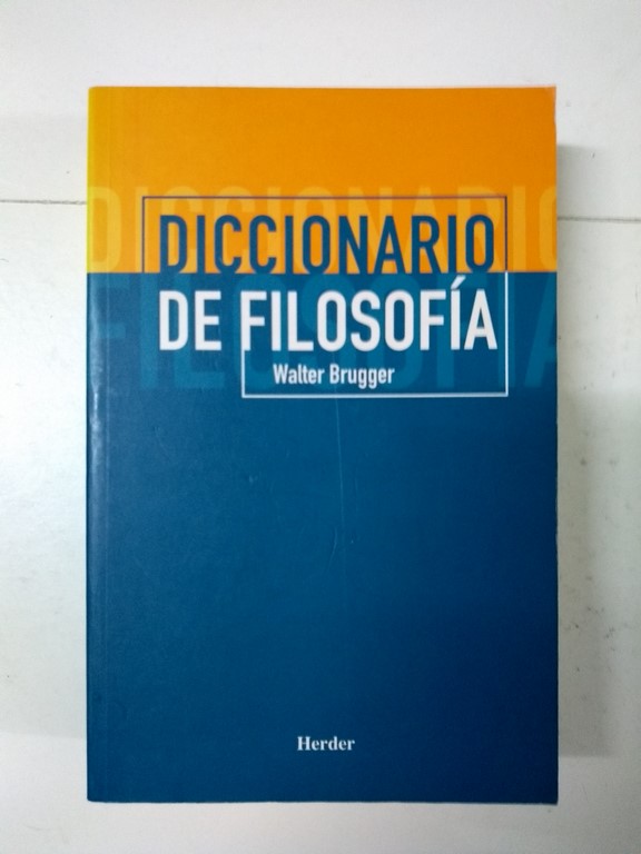 Diccionario de filosofía