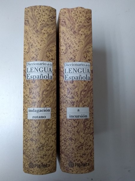 Diccionario de la Lengua española. 2 tomos
