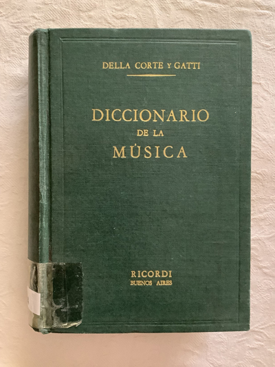 Diccionario de la música