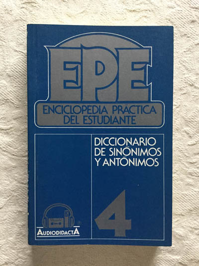 Diccionario de sinónimos y antónimos