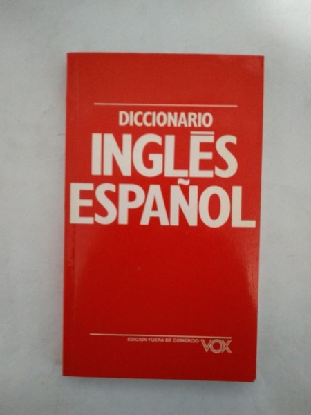 Diccionario, Ingles – Español