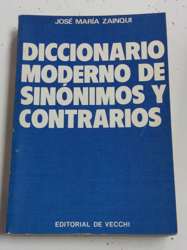 Diccionario moderno de sinónimos y contrarios