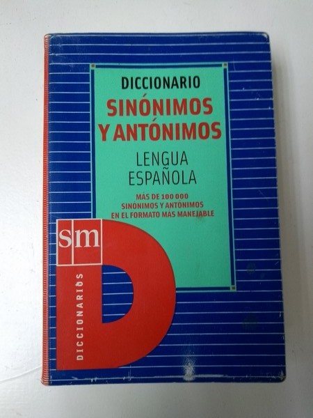 Diccionario sinonimos y antonimos