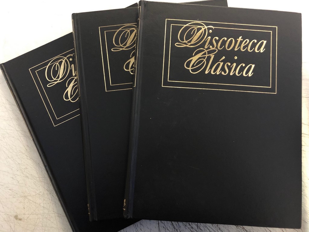 DISCOTECA CLASICA. I: DE LA ANTIGÜEDAD AL CLASICISMO. II: DEL CLASICISMO AL ROMANTICISMO. III: DEL ROMANTICISMO AL SIGLO XX.  (3 VOLUMENES).