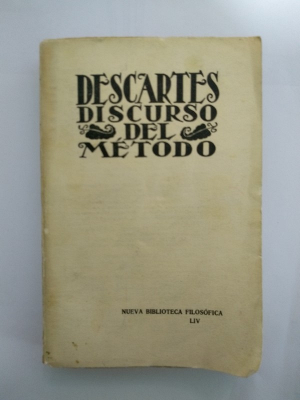 Discurso del método.