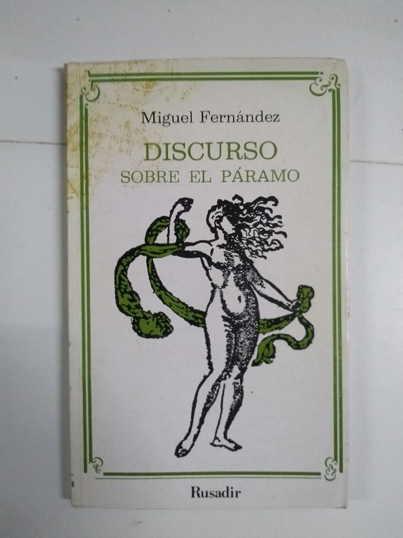 Discurso sobre el páramo