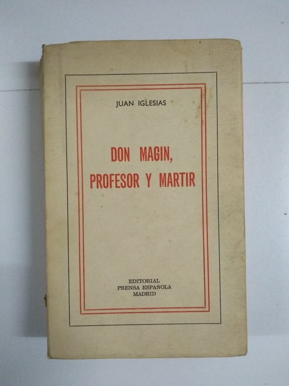 Don Magin, profesor y martir