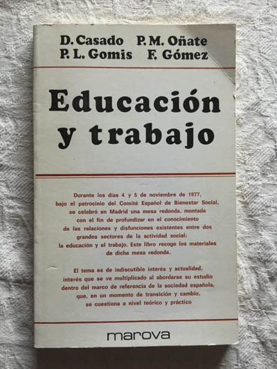 Educación y trabajo